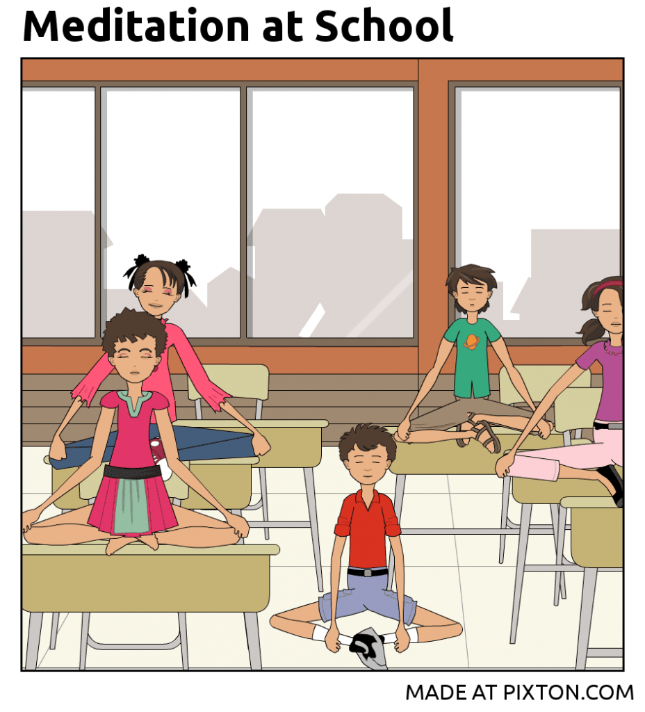 Pixton_Comic_Meditation_at_School_by_Yogini